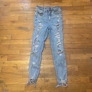 Skinny American Eagle Jeans Size 0 Short